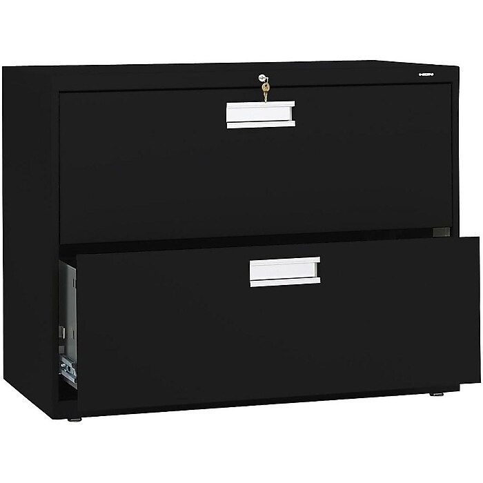 HON Brigade 600 Series 2-Drawer Lateral File Cabinet, Letter/Legal