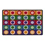 Flagship Carpets Dot Spots Nylon 90"L x 144"W Rectangle Tufted Rug, Multi-Colored (FE118-44A)~#|#~sp43833015_sc7