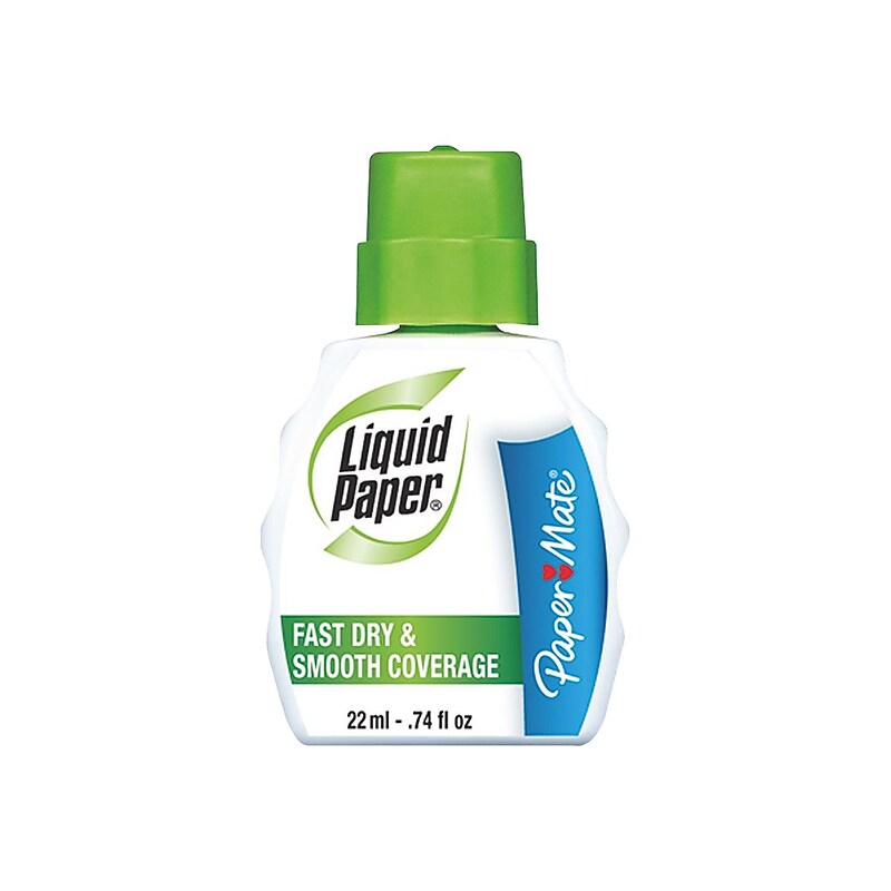 Paper Mate Liquid Paper Correction Fluid, 22 ml., White (5640115) image 1