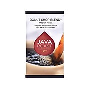 Java Roast Gourmet Donut Shop Blend Ground Coffee with Bonus Filters, Medium Roast, 42/Carton (BHS23738)
