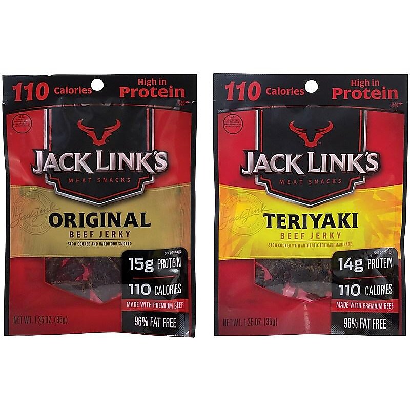 Jack Link’s Variety Beef Jerky, 1.25 oz., 9/Carton (220-00411) image 1