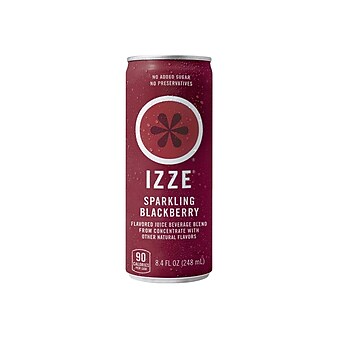 IZZE Blackberry Juice, 8.4 oz., 24/Carton (IZZ11025)