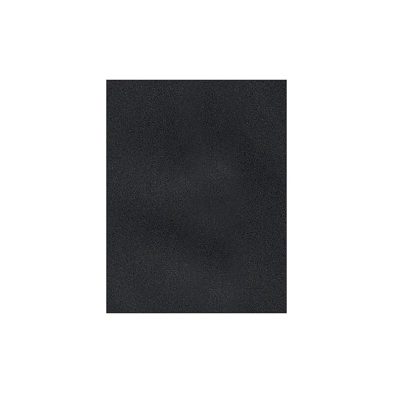 LUX 100 lb. Cardstock Paper, 8.5" x 11", Midnight Black, 50 Sheets/Pack (81211-C-56-50) image 1