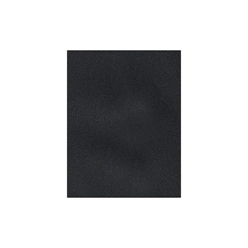 LUX 100 lb. Cardstock Paper, 8.5 x 11, Midnight Black, 50 Sheets/Pack  (81211-C-56-50)
