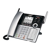 VTech Small Business System CM18445 4-Line Cordless Phone, Silver/Black