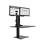 Victor Technology High Rise™ Manual Dual Monitor Standing Desk, 28" W, Laminate Wood (DC350)  ~#|#~sp43842053_sc7