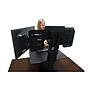 Victor Technology High Rise™ Manual Dual Monitor Standing Desk, 28" W, Laminate Wood (DC350)  ~#|#~sp43842074_sc7