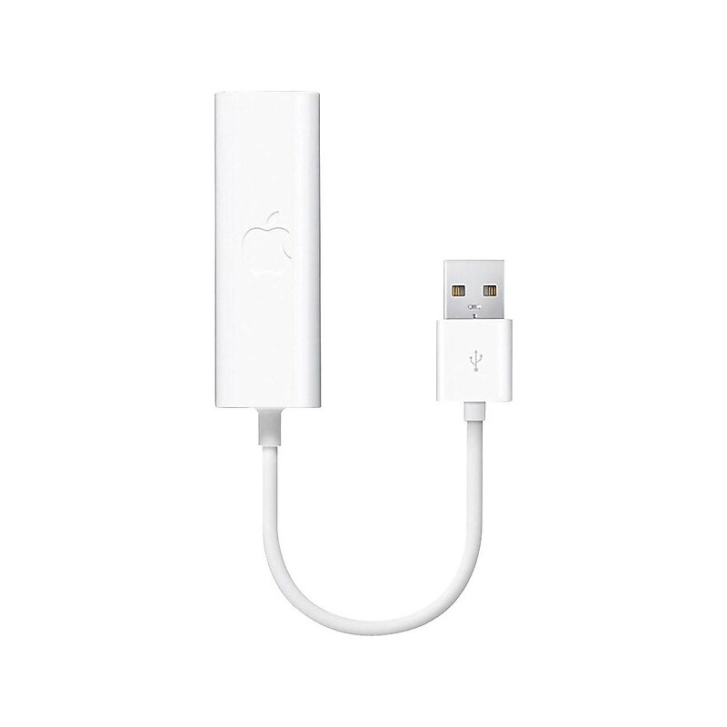 Apple USB Ethernet Adapter for Macs, 4.6" Cable (MC704LL/A) image 1