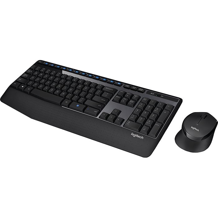Logitech MK345 Wireless Keyboard & Mouse, Black (920-006481) | Staples