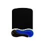 Kensington Duo Gel Mouse Pad/Wrist Rest Combo, Black/Blue (62401)~#|#~sp43842419_sc7