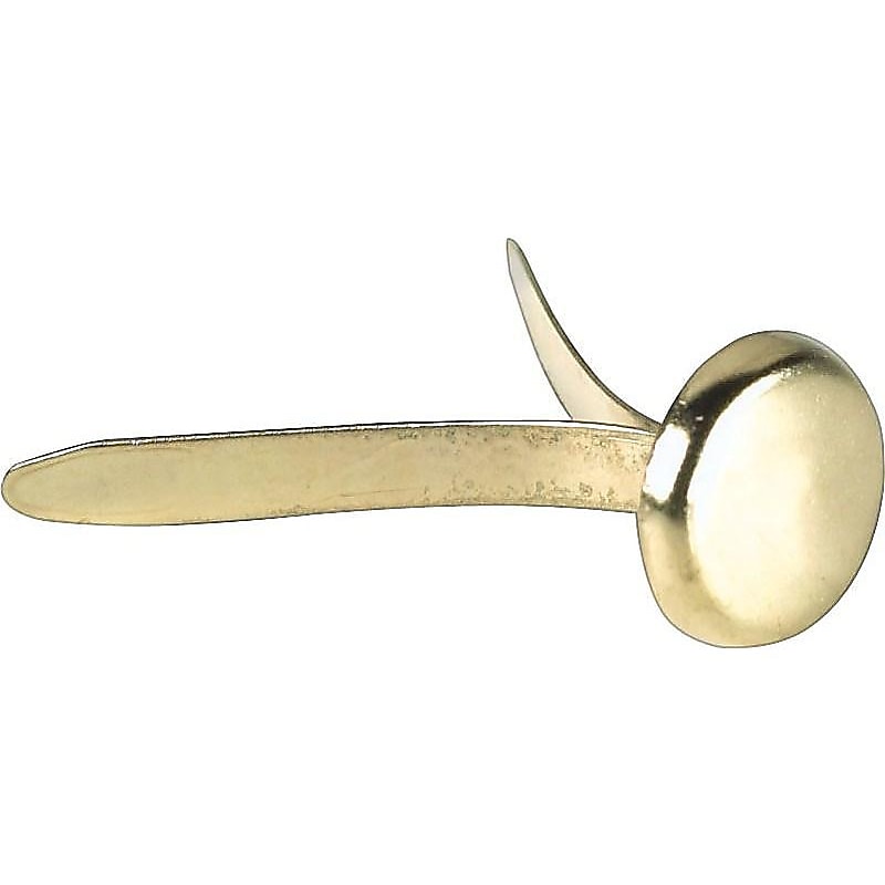 Officemate Round Head Fasteners, Gold, 100/Box (99816) image 1