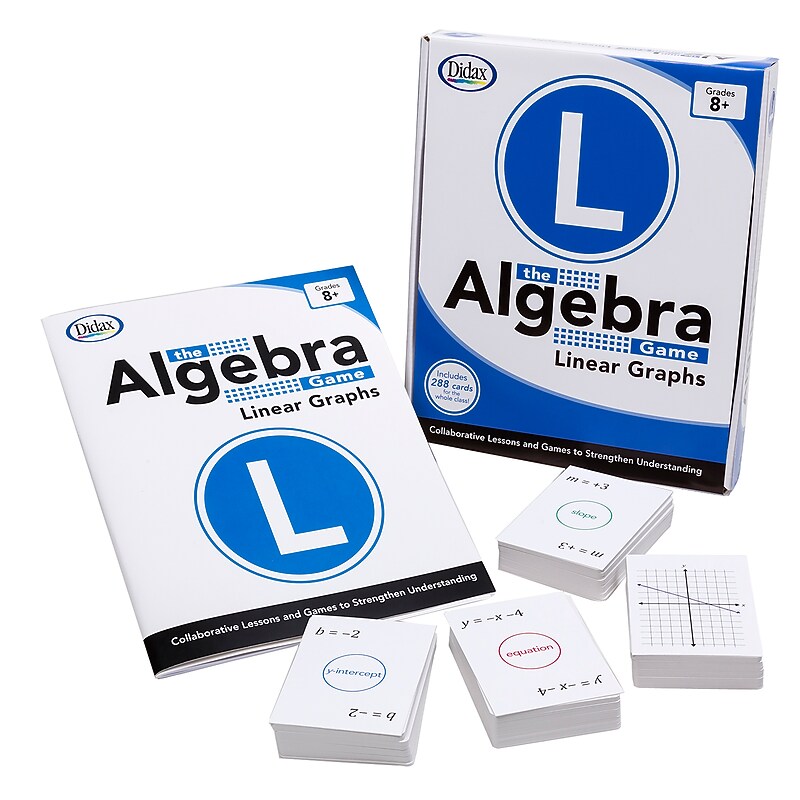 Didax The Algebra Game, Linear Graphs, Grades 7-12 (DD-211753) image 1