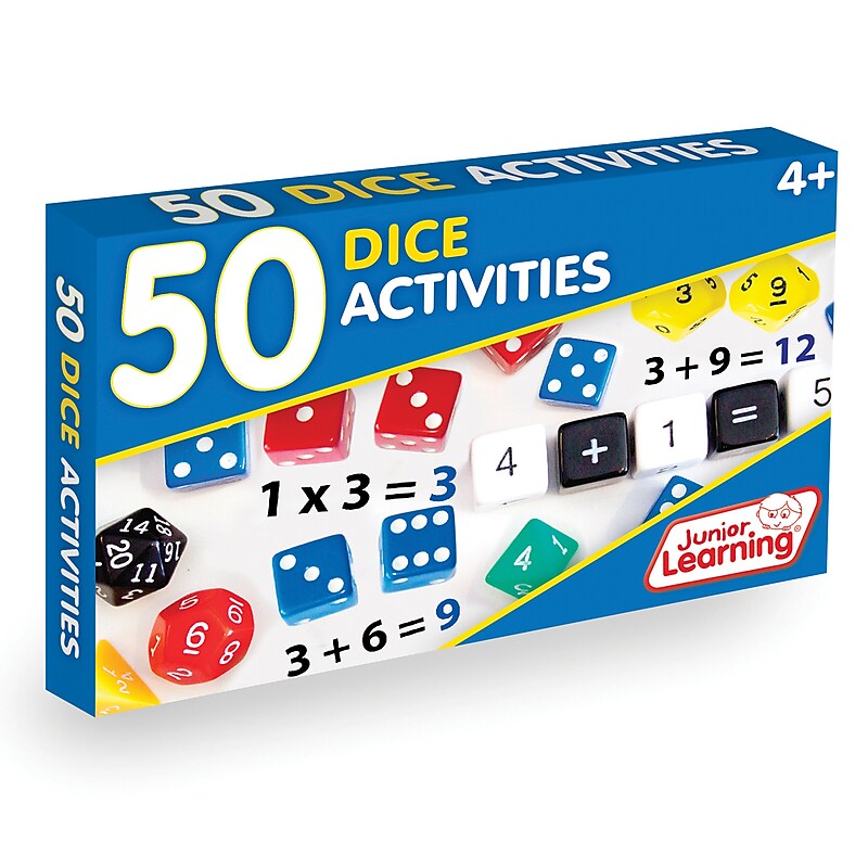 Junior Learning 50 Dice Activities, Grades 1-5 (JRL340) image 1