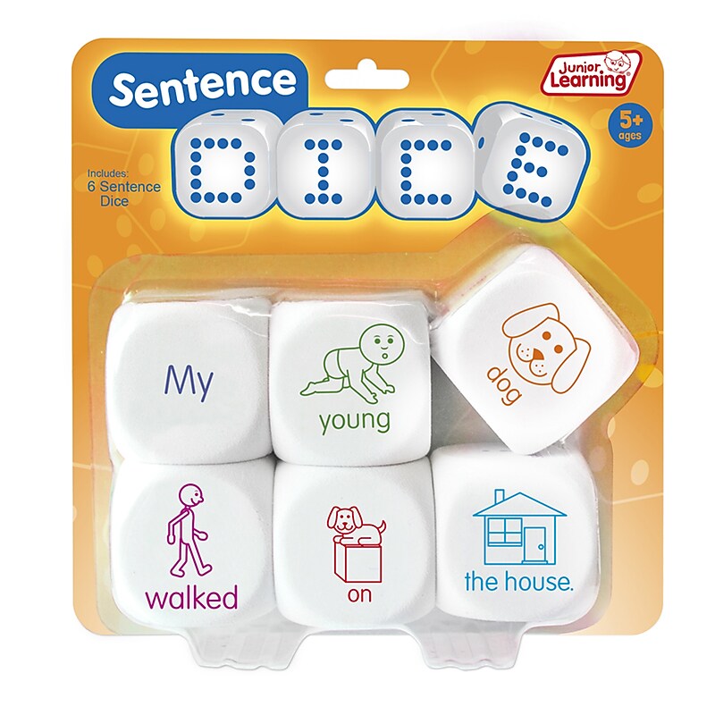 Junior Learning Sentence Dice, Grades 1-5 (JRL530) image 1