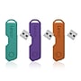 Lexar Twist Turn2 32GB USB 2.0 Type-A Flash Drive, Teal/Purple/Orange, 3/Pack (LJDTT2-32GABNA3)~#|#~sp43948548_sc7