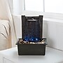 Pure Garden LED Waterfall Tabletop Fountain with LED Lights~#|#~sp4396221_sc7
