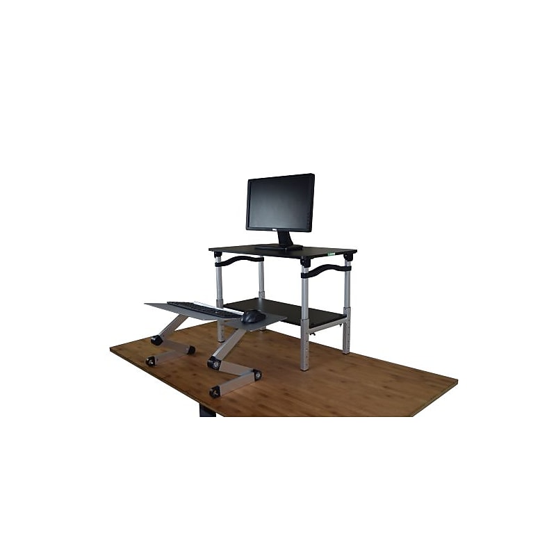 Uncaged Ergnonomics LIFT Standing Desk Black and Silver (LSDbs) image 1