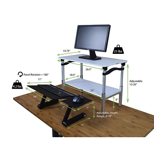 Uncaged Ergonomics LIFT Standing Desk Staples