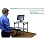 Uncaged Ergnonomics LIFT Standing Desk White and Silver (LSDws)~#|#~sp4396684_sc7