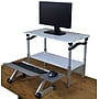 Uncaged Ergnonomics LIFT Standing Desk White and Silver (LSDws)~#|#~sp4396686_sc7