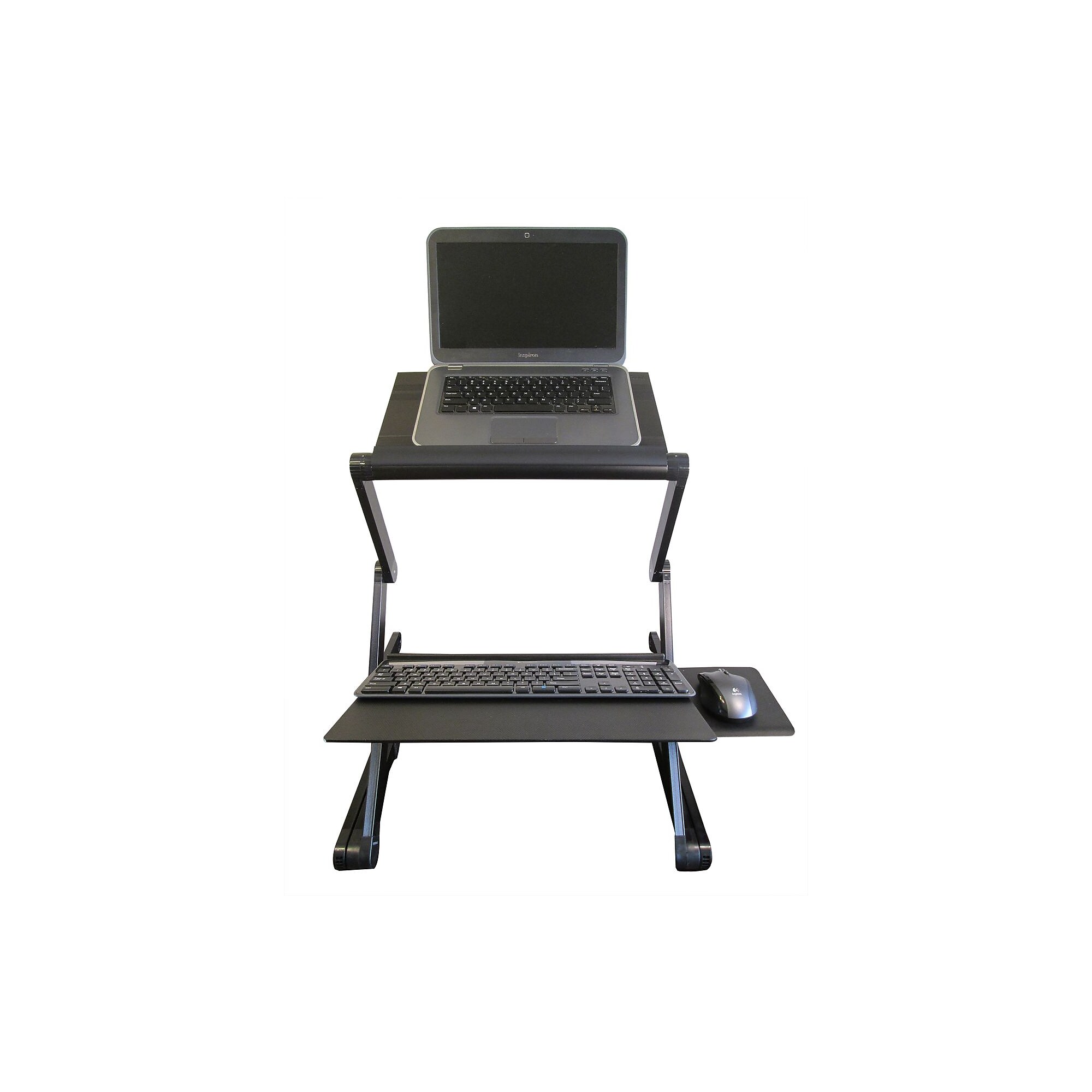 Uncaged Ergonomics WorkEZ Standing Desk Black with 2 fans and 3 usb ports (WESDbFAN) Sansujyuku sansujyuku.com
