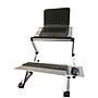 Uncaged Ergonomics WorkEZ Standing Desk Silver with 2 fans and 3 usb ports (WESDsFAN)~#|#~sp4396704_sc7