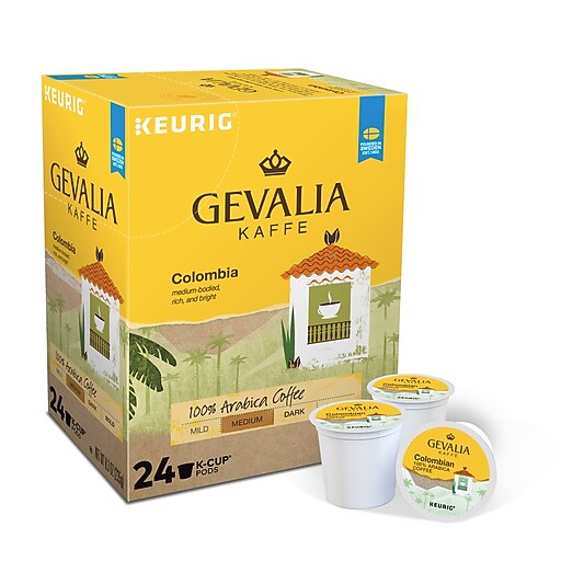Gevalia Colombian Coffee Keurig® KCup® Pods, Medium Roast, 24/Box