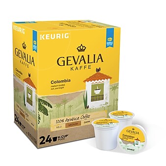 Gevalia Colombian Coffee Keurig® K-Cup® Pods, Medium Roast, 24/Box (5304)