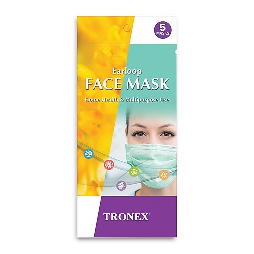 Shop Staples for Tronex Face Mask, Procedure Face Mask With Earloops