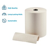 enMotion Recycled Hardwound Paper Towel, 1-Ply, Brown, 700'/Roll, 6 Rolls/Carton (89440)
