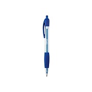 Staples Ballpoint Retractable Pens, Fine Point, Blue Ink, Dozen (50788)