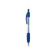 Staples Ballpoint Retractable Pens, Fine Point, Blue Ink, Dozen (50788)