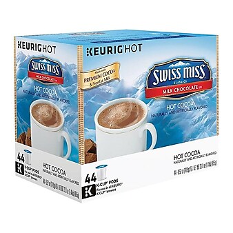 Swiss Miss Milk Hot Chocolate, Keurig® K-Cup® Pods, 44/Box (351178)