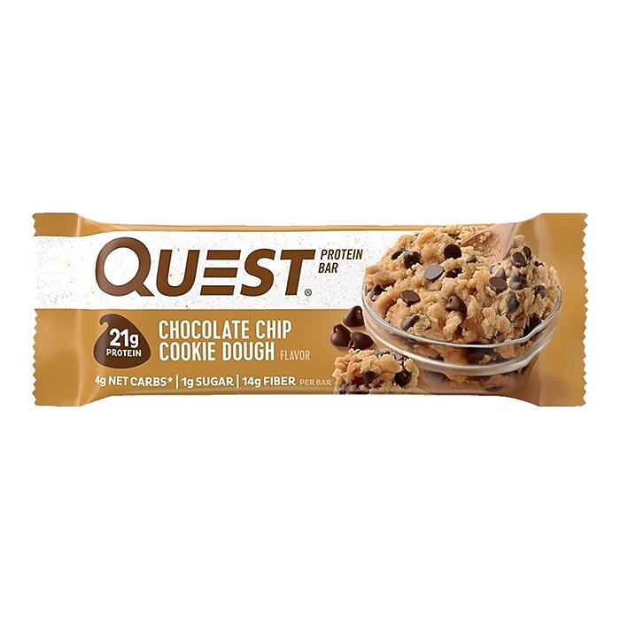 Quest Gluten Free Chocolate Chip Protein Bar, 2.12 oz, 12 Bars/Box