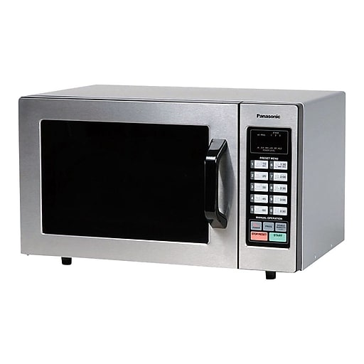 Panasonic 0.8 cu. ft. Countertop Microwave, 1000W (NE1054F) Staples