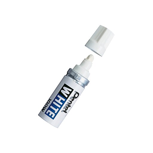 Pentel White Permanent Paint Marker Pen Assorted Size 3 Pack 100W 100WL 100WS 