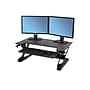 Ergotron WorkFit-TL 38"W Adjustable Standing Desk Converter, Black/Dark Gray (33-406-085)~#|#~sp44335847_sc7