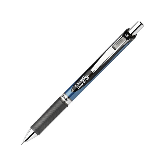 Pentel EnerGel RTX Retractable Gel Pens, Fine Point, 0.5mm, Black Ink, 3/Pack (BLN75BP3A)~#|#~sp44335881_sc7