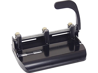 thumbnail image 2 of Black Heavy Duty Metal Hole Punch 40 Sheet WX01236 - Office Monster 2 of 11