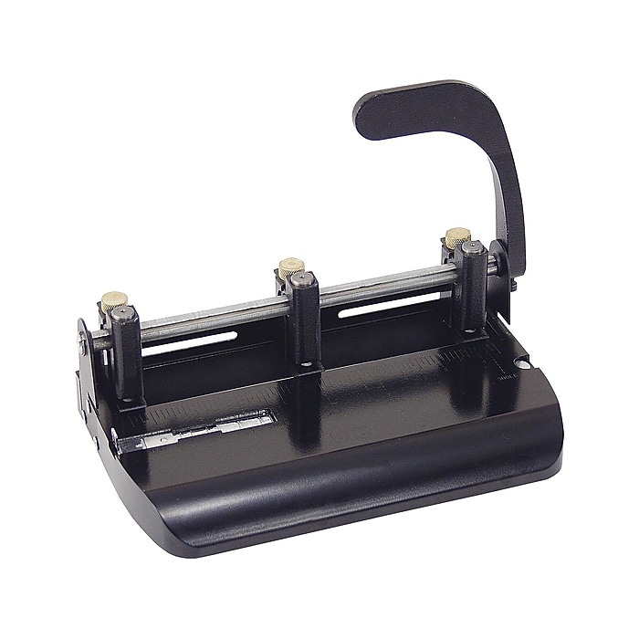 Officemate Heavy Duty Adjustable 2-3 Hole Punch with Lever Handle