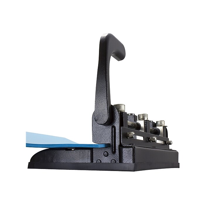 Officemate Heavy Duty Adjustable 2-3 Hole Punch with Lever Handle