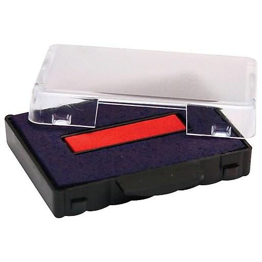 Identity Group Stamp Pad, Blue and Red Ink (P5440BR) at Staples