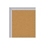 Ghent Traditional Cork Bulletin Board, Aluminum Frame, 4'H x 8'W (AK48)~#|#~sp44336273_sc7