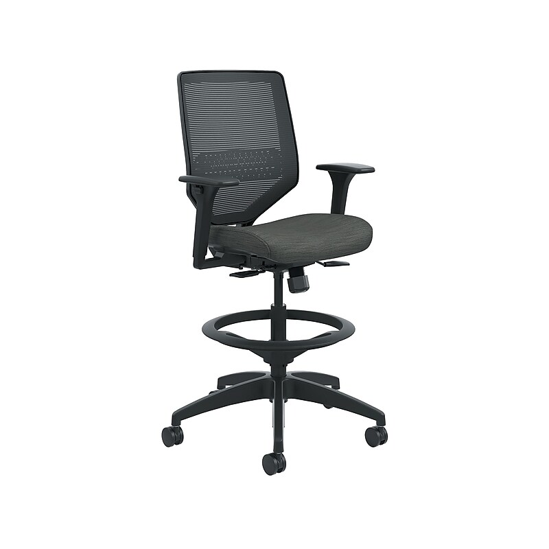 HON Solve Ilira-Stretch Mesh Back Fabric Computer Stool, Ink (HSLVSMM.Y1.A.H.IM.COMP10.BL.SB.T) image 1