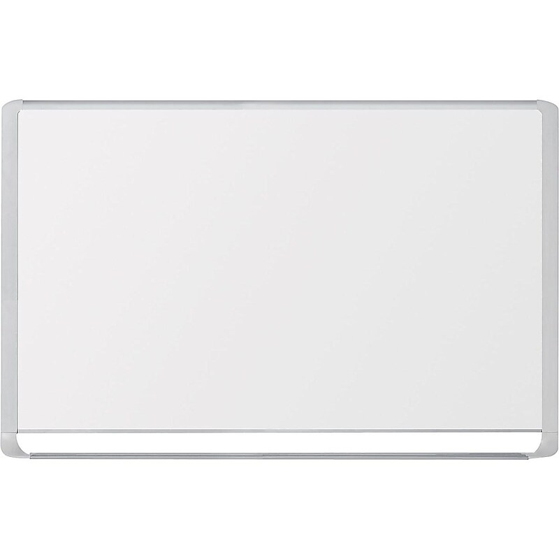 MasterVision MVI Gold Ultra Lacquered Steel Dry-Erase Whiteboard, Plastic Frame, 6' x 4' (BVCMVI270205) image 1