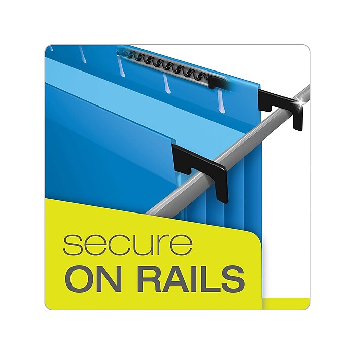 Pendaflex SureHook Reinforced Extra Capacity Hanging File Folders