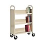 Lorell 3-Shelf Metal Book Cart, Beige (LLR49204)~#|#~sp44336547_sc7