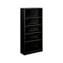 HON Brigade 5-Shelf 71"H Bookcase, Black Steel (HS72ABCP)~#|#~sp44336633_sc7