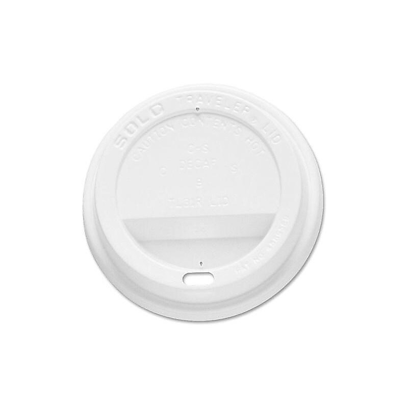 Solo Traveler Lids, White, 1000/Carton (TL31R2-0007) image 1