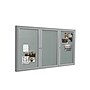 Ghent Vinyl Enclosed Bulletin Board, Satin Frame, 3'H x 6'W (PA33672VX-193)~#|#~sp44336738_sc7